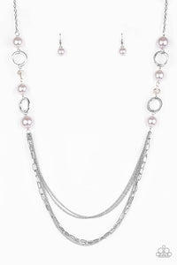 Paparazzi ~ Its About SHOWTIME! ~ Silver Necklace Set