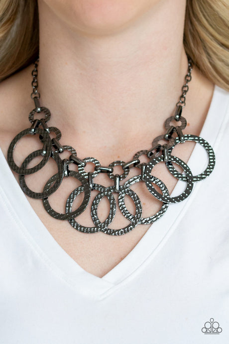 Paparazzi ~ Jammin' Jungle ~ Black Necklace Set