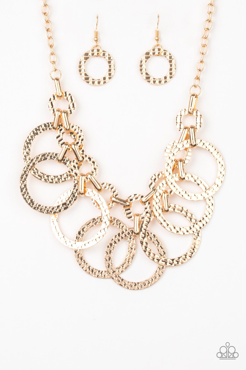 Paparazzi ~ Jammin Jungle ~ Gold Necklace  Set