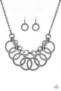 Paparazzi ~ Jammin Jungle ~ Gold Necklace  Set