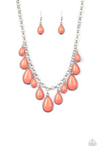 Load image into Gallery viewer, Paparazzi - Jaw-Dropping Diva - Orange Necklace Set