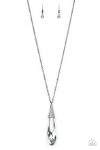 Load image into Gallery viewer, Paparazzi ~ Jaw-Droppingly Jealous ~ Black Gunmetal Necklace Set