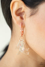 Load image into Gallery viewer, Paparazzi ~ Jaw-Droppingly Jelly ~ Copper Hoop Post Earrings