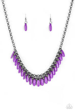 Load image into Gallery viewer, Paparazzi ~ Jersey Shore ~ Purple Necklace Set