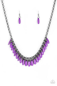 Paparazzi ~ Jersey Shore ~ Purple Necklace Set
