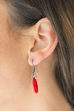 Load image into Gallery viewer, Paparazzi ~ Jersey Shore ~ Red Necklace Set