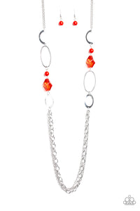 Paparazzi ~ Jewel Jubilee ~ Red Necklace Set