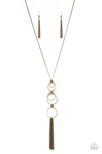 Paparazzi ~ Join The Circle ~ Brass Necklace Set