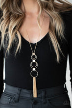 Load image into Gallery viewer, Paparazzi ~ Join The Circle ~ Gold Necklace Set