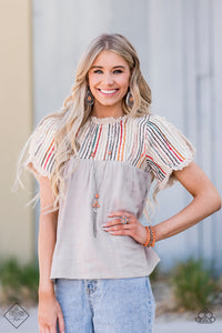 Paparazzi ~ Glimpses of Malibu ~ Fashion Fix Complete Trend Blend ~ Orange Necklace Set