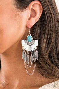 Paparazzi ~ Simply Santa Fe ~ Fashion Fix Complete Trend Blend ~ Blue Turquoise Necklace Set