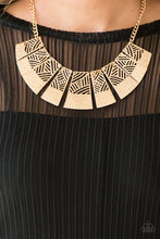Load image into Gallery viewer, Paparazzi ~ Jungle Cat Jam ~ Gold Necklace Set