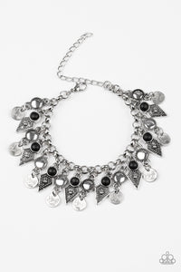 Paparazzi ~ Jurassic Jamboree ~ Black Necklace and Bracelet Set -$10.00