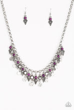 Load image into Gallery viewer, Paparazzi ~ Jurassic Jamboree ~ Purple Necklace Set