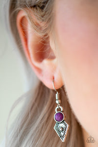 Paparazzi ~ Jurassic Jamboree ~ Purple Necklace Set
