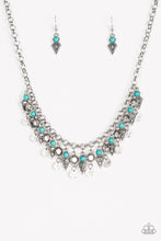 Load image into Gallery viewer, Paparazzi ~ Jurassic Jamboree ~ Blue Turquoise Necklace Set
