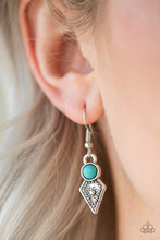 Load image into Gallery viewer, Paparazzi ~ Jurassic Jamboree ~ Blue Turquoise Necklace Set