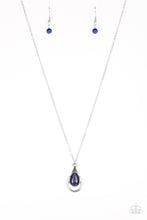 Load image into Gallery viewer, Paparazzi ~ Just Drop It! ~ Blue Pendant Necklace Set