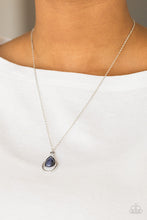 Load image into Gallery viewer, Paparazzi ~ Just Drop It! ~ Blue Pendant Necklace Set