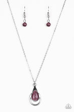 Load image into Gallery viewer, Paparazzi ~ Just Drop It! ~ Purple Necklace Set