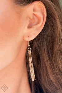 Paparazzi ~ KNOT All There ~ Gold Necklace Set (Fashion Fix Exclusive)