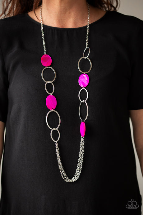 Paparazzi ~ Kaleidoscope Coasts ~ Pink Necklace Set