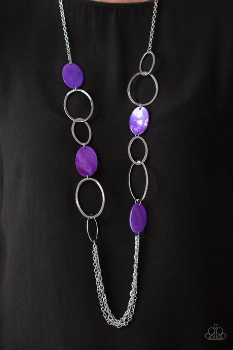 Paparazzi ~ Kaleidoscope Coasts ~ Purple Necklace Set