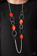Load image into Gallery viewer, Paparazzi ~ Kaleidoscope Coasts ~ Red Necklace Set