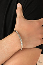 Load image into Gallery viewer, Paparazzi ~ Keep Calm and Believe ~ Men&#39;s Silver Inspirational Bracelet