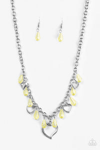 Paparazzi ~ Keep Me In Your Heart ~ Yellow Necklace Set