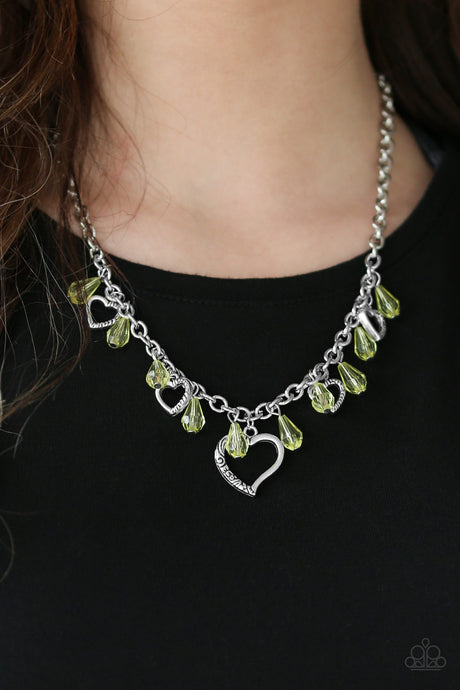 Paparazzi ~ Keep Me In Your Heart ~ Yellow Necklace Set