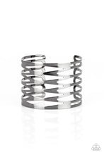 Load image into Gallery viewer, Paparazzi ~ Keep Them On Edge ~ Black/Gunmetal Cuff Bracelet