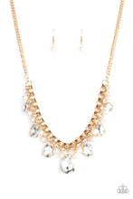 Load image into Gallery viewer, Paparazzi ~ Knockout Queen ~ Gold Necklace Set