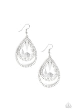 Load image into Gallery viewer, Paparazzi ~ Famous ~ White Earrings (Life of the Exclusive)