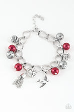 Load image into Gallery viewer, Paparazzi ~ Lady Love Dove ~ Purple  Pearl Charm Bracelet