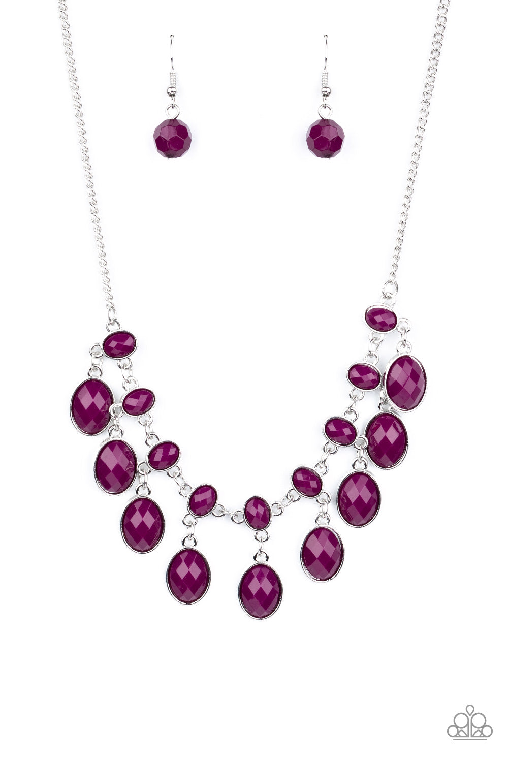 Paparazzi ~ Lady of the POWERHOUSE ~ Purple Necklace Set