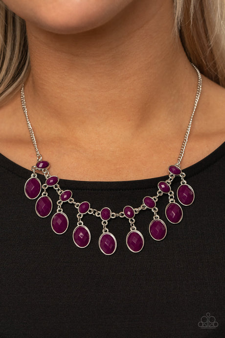 Paparazzi ~ Lady of the POWERHOUSE ~ Purple Necklace Set