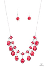 Load image into Gallery viewer, Paparazzi ~ Lady of the POWERHOUSE ~ Red Necklace Set