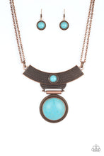 Load image into Gallery viewer, Paparazzi ~ Lasting EMPRESS-ions ~ Copper Necklace Set