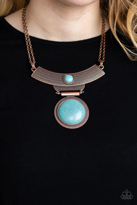 Paparazzi ~ Lasting EMPRESS-ions ~ Copper Necklace Set