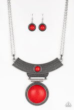 Load image into Gallery viewer, Paparazzi ~ Lasting EMPRESS-ions ~ Red Necklace Set