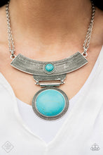 Load image into Gallery viewer, Paparazzi ~ Lasting EMPRESS-ions ~ Blue Turquoise Necklace Set (Fashion Fix Exclusive)