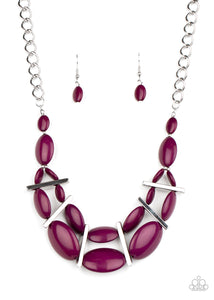 Paparazzi ~ Law of the Jungle ~ Purple Necklace Set