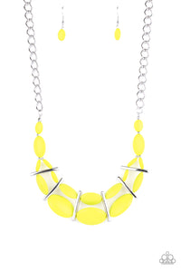 Paparazzi ~ Law of the Jungle ~ Yellow Necklace Set
