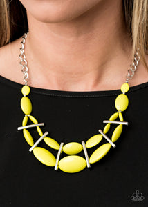 Paparazzi ~ Law of the Jungle ~ Yellow Necklace Set