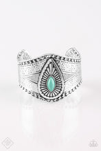 Load image into Gallery viewer, Paparazzi ~ Lead From The FRONTIER ~ Green Cuff Bracelet (Fashion Fix Exclusive)