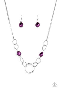 Paparazzi ~ Lead Role ~ Purple Necklace Set