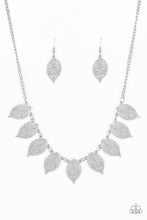 Load image into Gallery viewer, Paparazzi ~ Leafy Lagoon ~ Silver Necklace Set