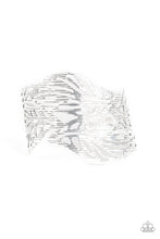 Load image into Gallery viewer, Paparazzi ~ Leafy Lei ~ Silver Cuff Bracelet