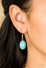 Load image into Gallery viewer, Paparazzi ~ Leave Your LANDMARK ~ Blue Turquoise Necklace Set